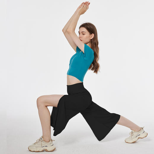 哈瓦塔禅柔新款八分侧开叉宽松运动瑜伽裤 商品图9