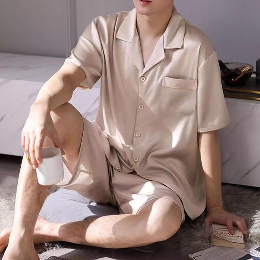 裁缝学苑MX25 男士夏季睡衣纸样丝绸冰丝短袖短裤家居服套装版型 商品图5