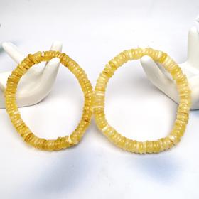 蜜蜡单圈-隔片扁珠