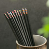 双枪（Suncha）筷子家用合金筷子 防霉防滑耐高温 创意日式尖头筷子餐具套装 分食筷 商品缩略图8