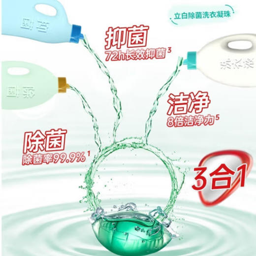 立白除菌净护天然洗衣凝珠【208g】 商品图1