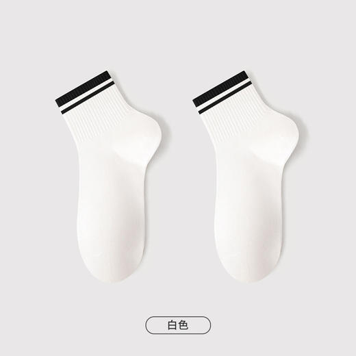都市丽人简约系列精梳棉袜子短筒袜中厚款女士常规袜LC3DG3 商品图6