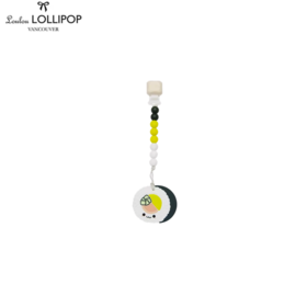 Louloulollipop硅胶牙胶组合-配链子寿司卷