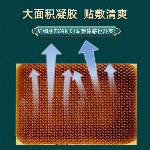 【湿不再来】祛湿凝胶贴  养颜调胃摆脱湿气  面油长痘便便不畅  植物成分安全享用  去湿祛湿排湿气贴湿不再来  5贴/盒 商品图2