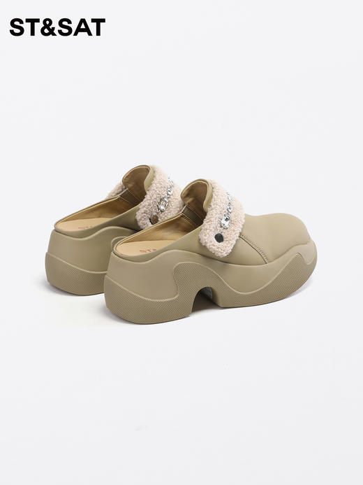 星期六高跟半拖鞋穆勒鞋SS33114107 商品图8