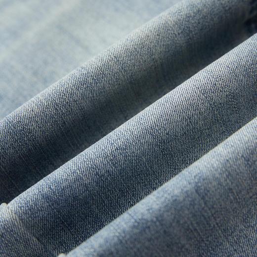 谜底修身牛仔铅笔裤女2023秋季新款高腰百搭棉弹九分裤233MK1093 商品图3