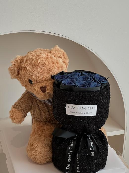 爱的抱抱 小香蓝 · 永生花束 商品图1