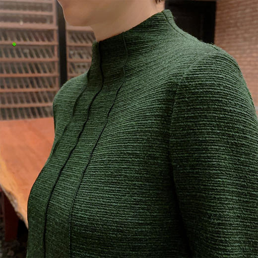 圣三利女装 轻松休闲双色针织连衣裙SL1937101 商品图3