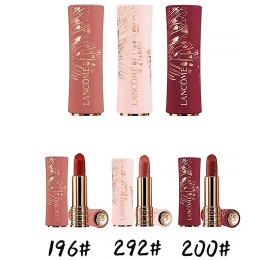 LANCÔME兰蔻2023「翩然心动」唇膏三支装礼盒3.4g全套限定3色{#292半熟粉+200drama棕+#196经典热门色} 商品图3