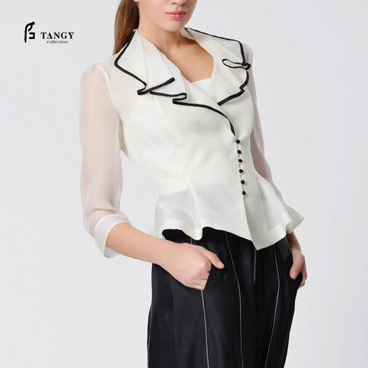 TANGY Collection天意高端桑蚕丝外套L41030 商品图0