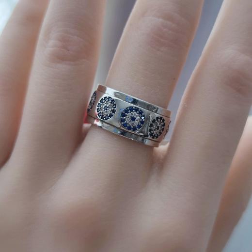 蓝眼睛戒指ER170621110 商品图3