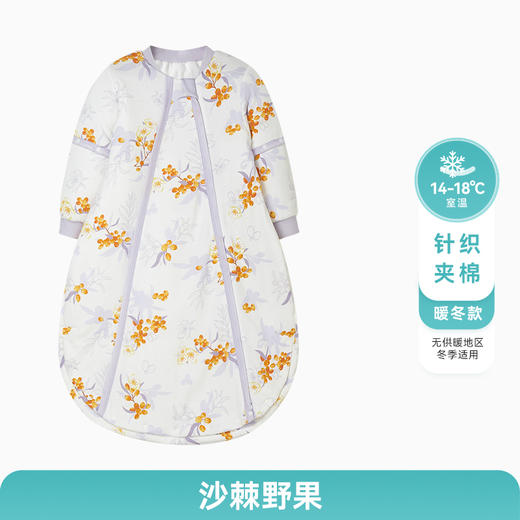 【限时秒杀】i-baby6-12月婴儿髋腿发育恒温深睡针织夹棉U型睡袋80码（12.1-12.31实付399赠送i-baby手拎包） 商品图6