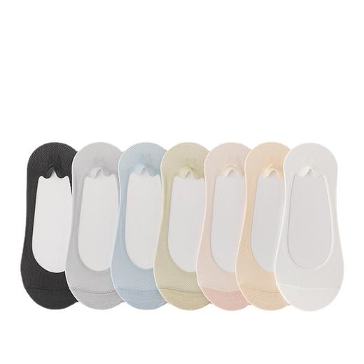 【超值10双装！网眼隐形袜】夏日必备，舒适薄款船袜女防滑不脱落，纯棉冰丝材质，配搭单鞋更加时尚，隐形设计更显优雅。畅享夏天的清爽舒适，浅口设计更能满足各种场合的穿着需求。li 商品图4