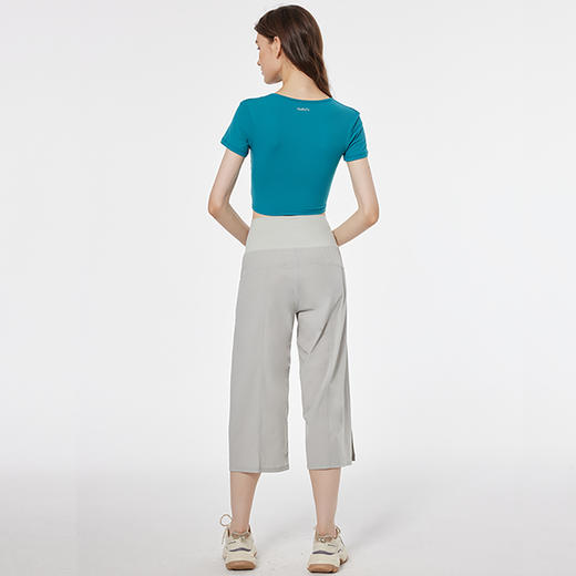 哈瓦塔禅柔新款八分侧开叉宽松运动瑜伽裤 商品图8