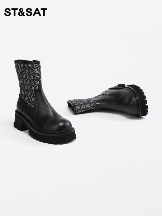 星期六高跟松糕底短靴SS34116163 商品图5