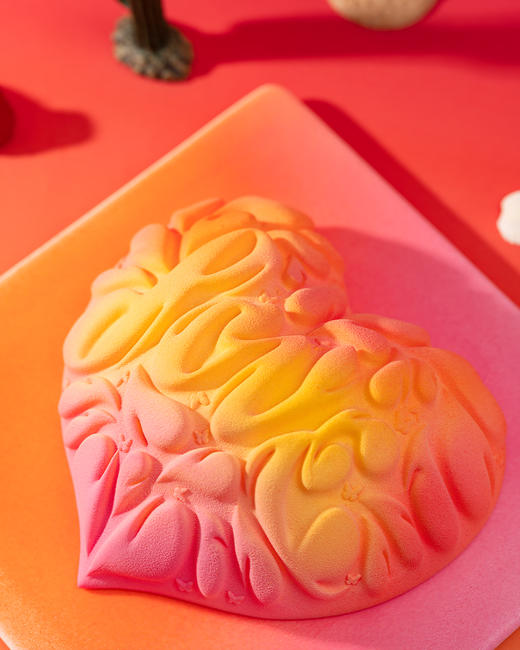 落日夏威夷-玫瑰荔枝覆盆子慕斯生日蛋糕（1.0磅） 商品图2