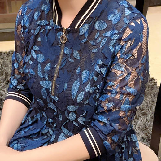 SAINT L’UCK/圣媛女装新款蕾丝镂空连衣裙SA319L05 商品图4