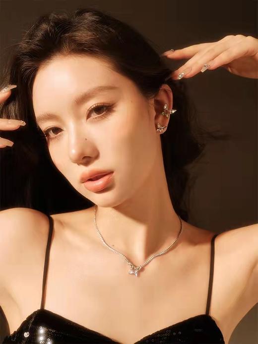 ABYBCHARMING蝴蝶耳畔耳钉怦然心动项链   XHR 商品图8