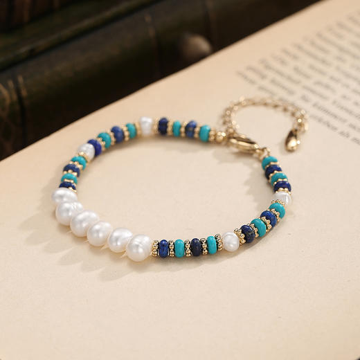 Retro Chic 意大利复古创意饰品 希腊浪花手链 商品图1