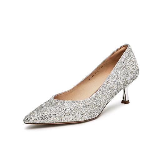 他她2023秋季新款星芒奇缘女高跟鞋 商品图1