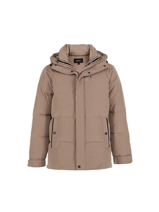 callisto卡其色全聚酯纤维羽绒服 FRFED161T 商品图2
