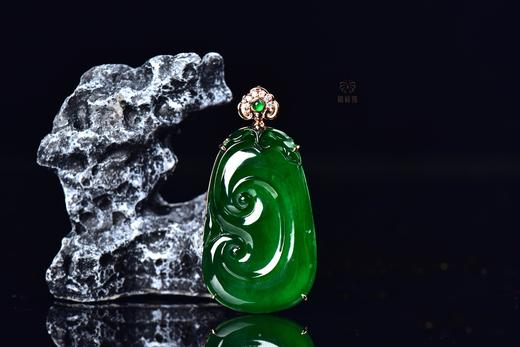 【万事顺意】翡翠如意挂坠 小   GZ12307033W 商品图1