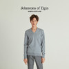 Johnstons of Elgin男士美利奴羊毛V领套头衫 商品缩略图0