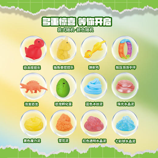 蛋宝乐惊喜史莱姆投币扭蛋机儿童惊喜盲盒扭蛋男女孩生日礼物 商品图1