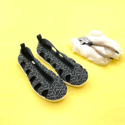 内联升男鞋手工单鞋千层底大内联升飞织十方凉鞋DN8531 商品图0