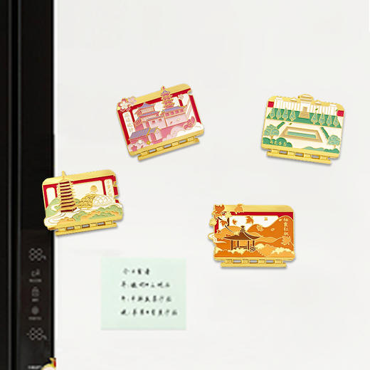 【地铁同款官方正品】南京地铁景韵徽章盲盒金陵十景 商品图2