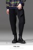 PINLI品立秋季新品男纯色小脚休闲裤潮牌百搭束脚黑色九分裤B233117018 商品缩略图3