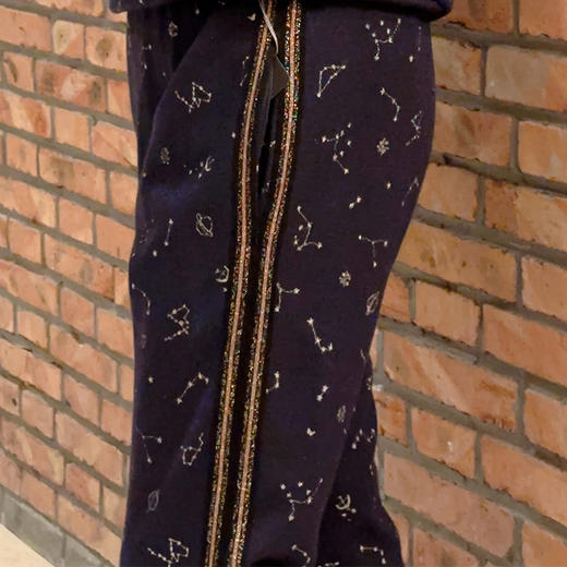 圣三利女装松紧腰休闲束脚裤SL1936250 商品图3