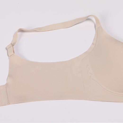 都市丽人Vbra泳布零感无磁内衣薄款3/4杯无钢圈三排扣LB3AA8 商品图5