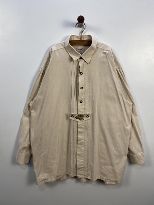 Y2K Vintage JFAND 100% 全棉 奥地利 蒂罗尔长袖衫 _DRRL(2XL) 商品图1