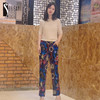 圣三利女装 新款时尚运动丝绒面花色裤子SL1916103 商品缩略图0