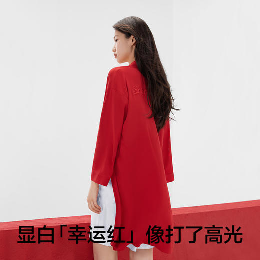 有棵树本命年新年红色睡袍家居服G-J7007 商品图2