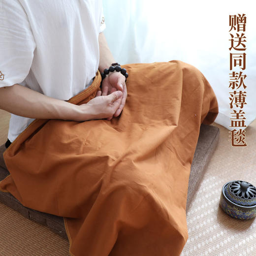 打坐垫 新款纯色粗麻高弹椰丝禅修垫麻纤维静坐垫家用拜忏蒲团 商品图1