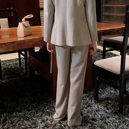 圣三利女装  简约休闲垂感阔腿裤SL2036108 商品图2