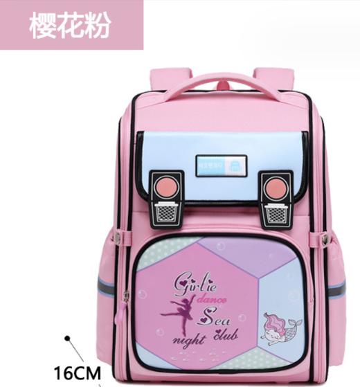 新款小学生英伦书包横版、竖版男女生防水轻便护脊双肩背包 商品图11