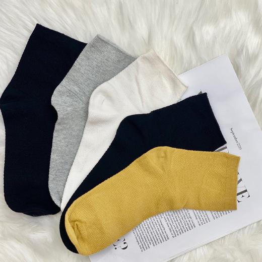 花里家中筒防臭精油袜，柔软透气、耐磨抗起球 商品图2