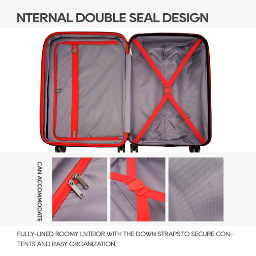 银座GINZA TRAVEL热销伸缩扩容拉链箱9709ET升级系列 商品图9