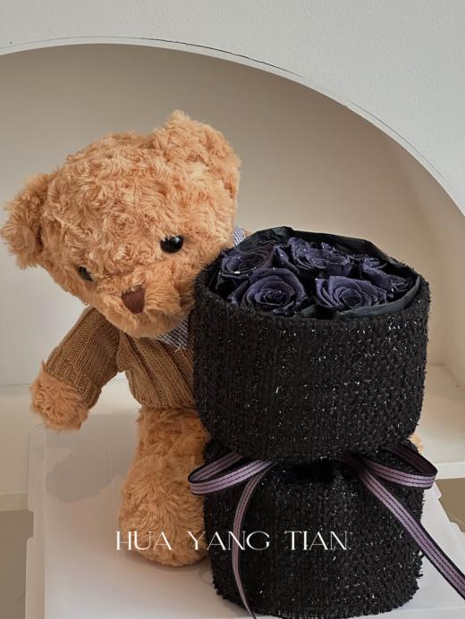 爱的抱抱 星空紫 · 永生花束 商品图0