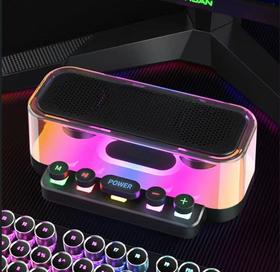 中外运蓝牙音响 LED彩光Type-c USB双接口 送礼宣传