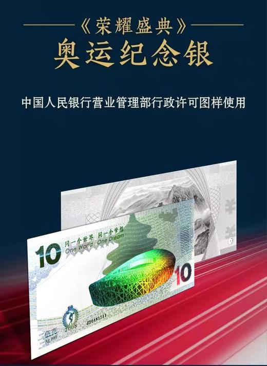 荣耀盛典-2008奥运钞银质纪念至尊版+连号珍藏册 (限量1000套) 商品图1