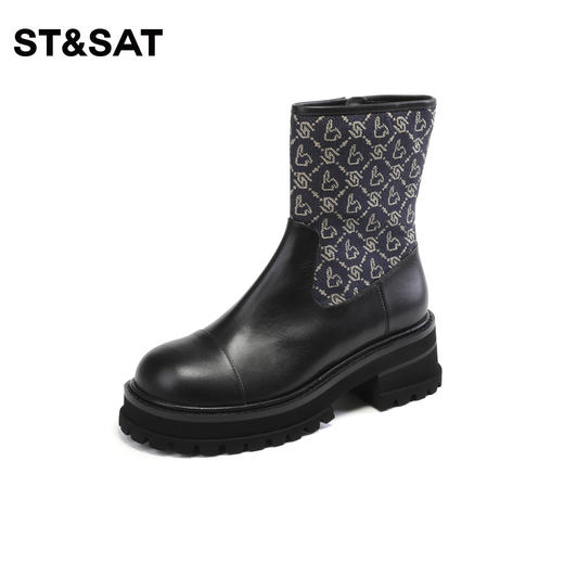 星期六高跟松糕底短靴SS34116163 商品图2