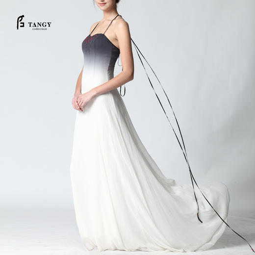 TANGY Collection天意高端桑蚕丝连衣裙L32808 商品图0