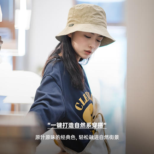 马登女装山系户外登山渔夫帽两用手提零钱包钱袋便携帽遮阳帽子 商品图3