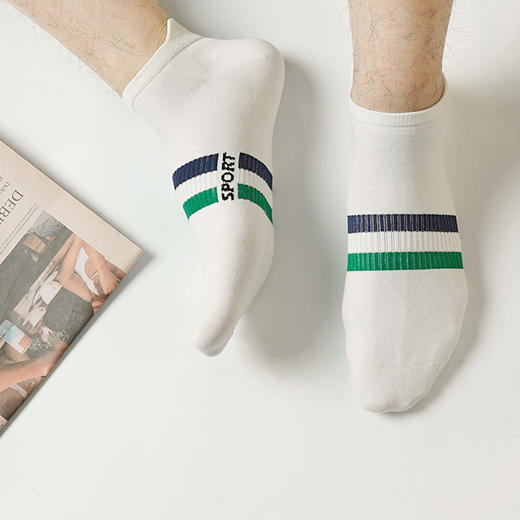 都市丽人都市锋尚休闲系列精梳棉袜子短筒袜中厚款男士常规袜FC3DE8 商品图0