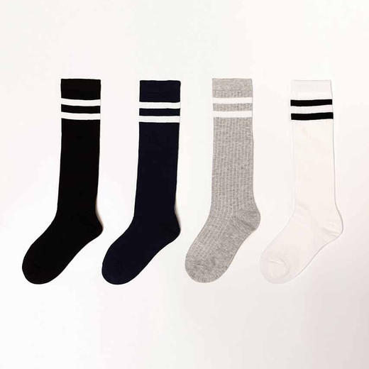 都市丽人眯雅佳休闲系列精梳棉中筒袜厚款儿童常规袜童袜袜子JC3DA3 商品图1