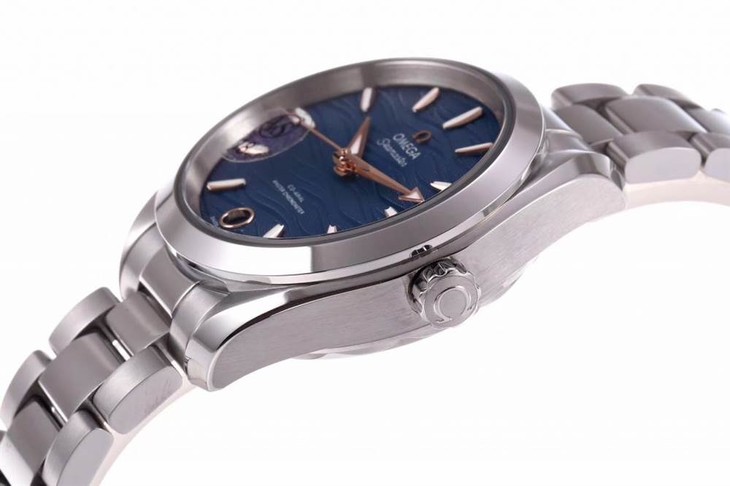 VS厂欧米茄海马150米女士机械34毫米腕表-海浪蓝全面详解评测